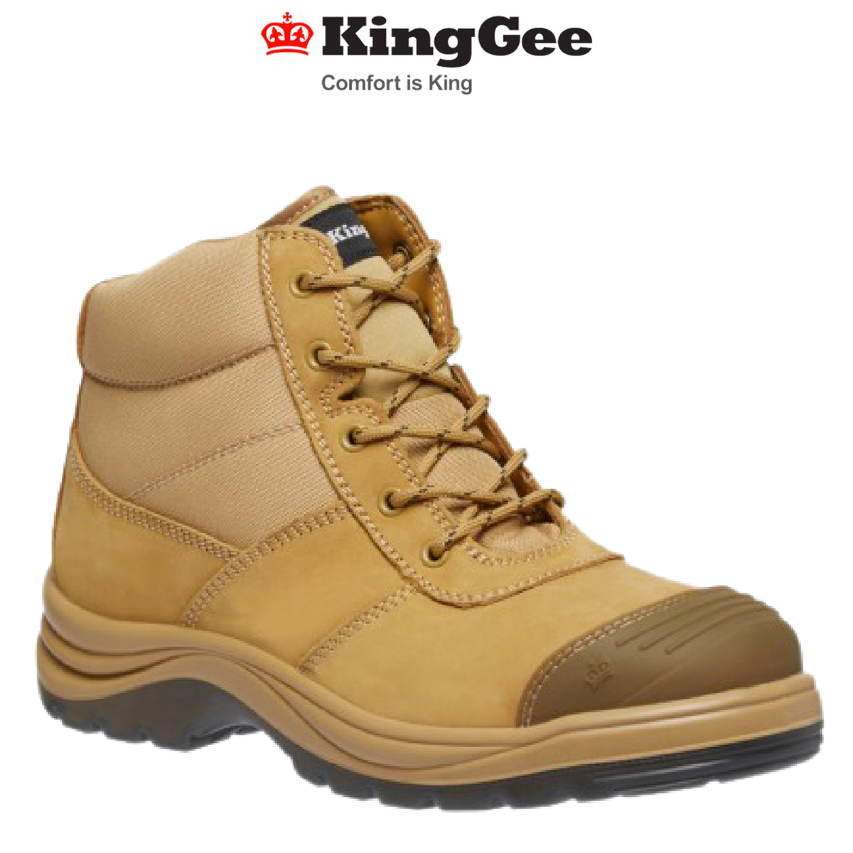 KingGee Mens Tradie Boot Waterproof Breathable Leather Work Boots Safety K27100