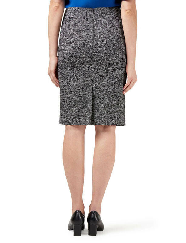 NNT Womens Business Textured Tweet Pencil Skirt Cotton Knee length CAT2NG-Collins Clothing Co