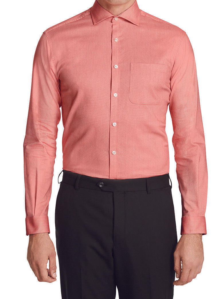 NNT Mens Long Sleeve Honeycomb Cutaway Collar Classic Shirt Business CATJ2S-Collins Clothing Co