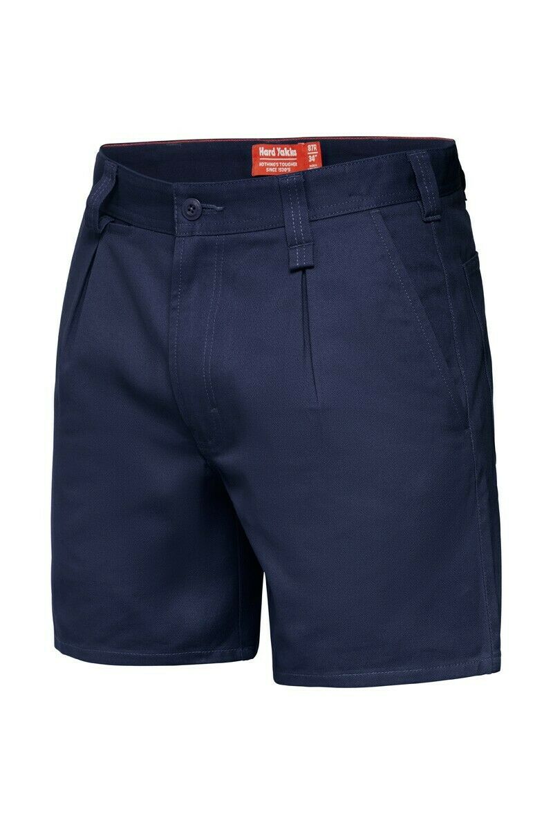 Hard Yakka Drill Short Belt Loop Shorts Cotton Work Tough Trade Y05350-Collins Clothing Co