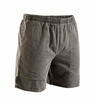 Stubbies Ruggers Men Pigment Dyed Cotton Elastic Comfy Waist Shorts Work SE420X-Collins Clothing Co