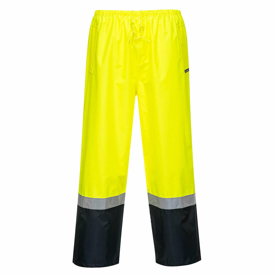 Portwest Mens Wet Weather Leisure Pants Waterproof Hi-Vis Work Reflective MP202-Collins Clothing Co