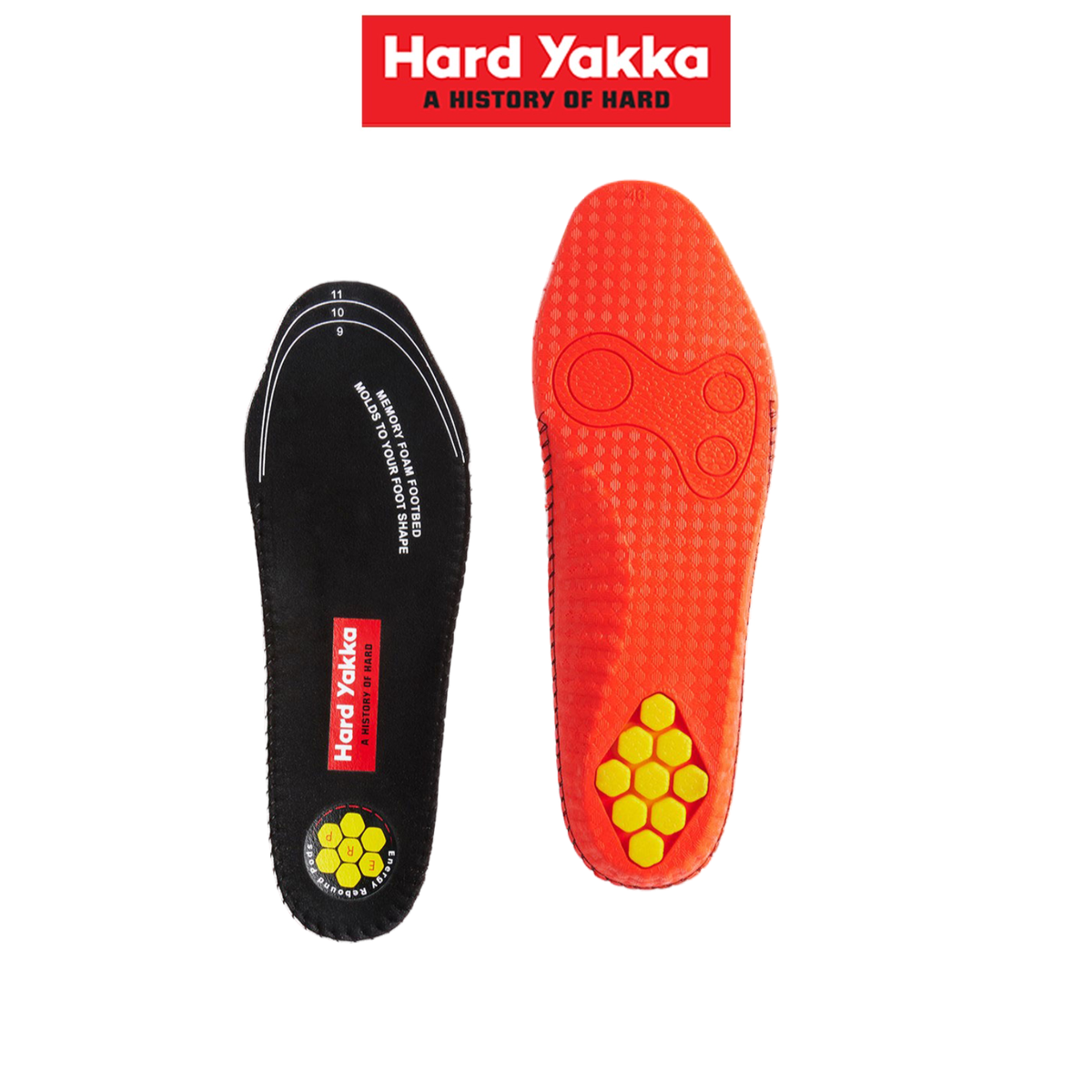 Hard Yakka Energy Rebound Pods Shoes Boots Footbed Memory Foam Safety Y60178