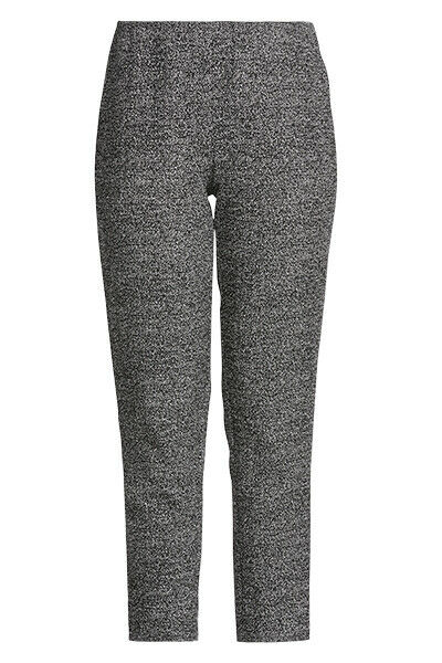 NNT Womens Textured Tweed Elastic Slim Pants Waistband Hidden Zip Pant CAT3NW-Collins Clothing Co