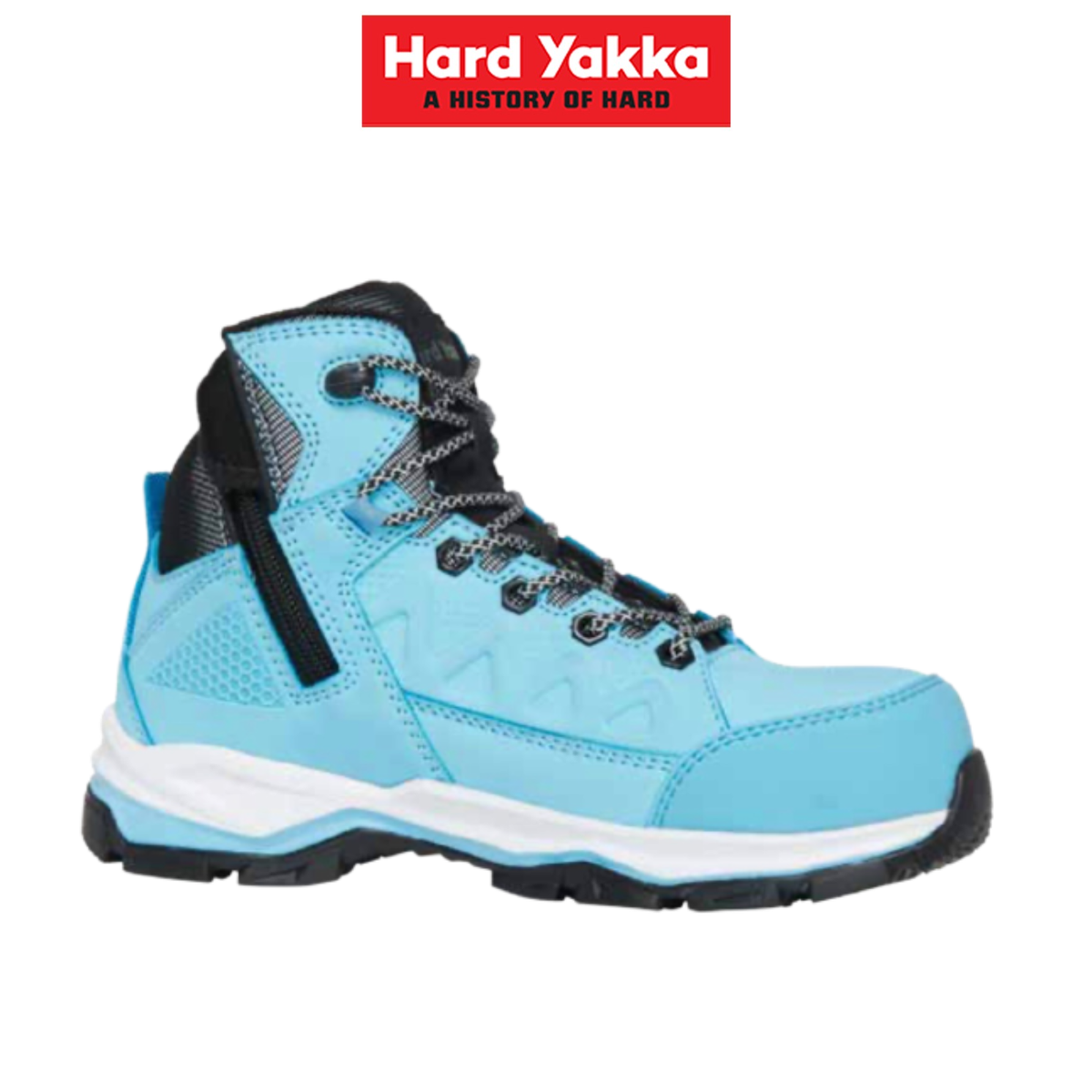 Hard Yakka Womens Atomic Hybrid Side Zip Boot Work Safety Toe Boots Y60173