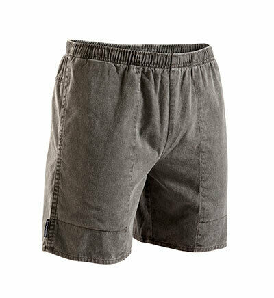 Stubbies Ruggers Mens Pigment Dyed Cotton Elasticised Waist Shorts Work SE420H-Collins Clothing Co