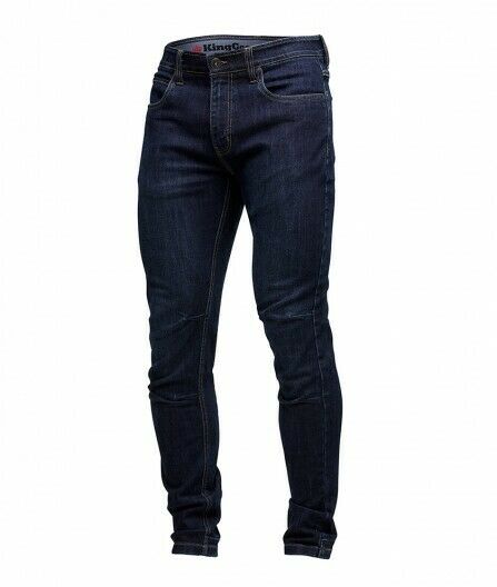 KingGee Mens Urban Coolmax Denim Slim Jeans Cotton Comfortable Gusset K13006-Collins Clothing Co