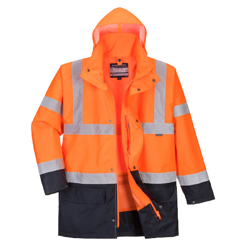 Portwest Essential 5-in-1 Two-Tone Jacket Reflective Taped Work Safety S766-Collins Clothing Co