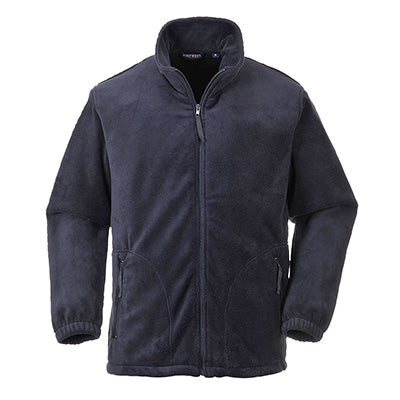 Portwest Mens Aran Fleece Jumper Middleweight Full Zip Long Sleeve Jacket F205-Collins Clothing Co