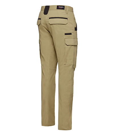 KingGee Mens Tradies Stretch Cargo Pants Durable Cotton Tough Safety Work K69860-Collins Clothing Co