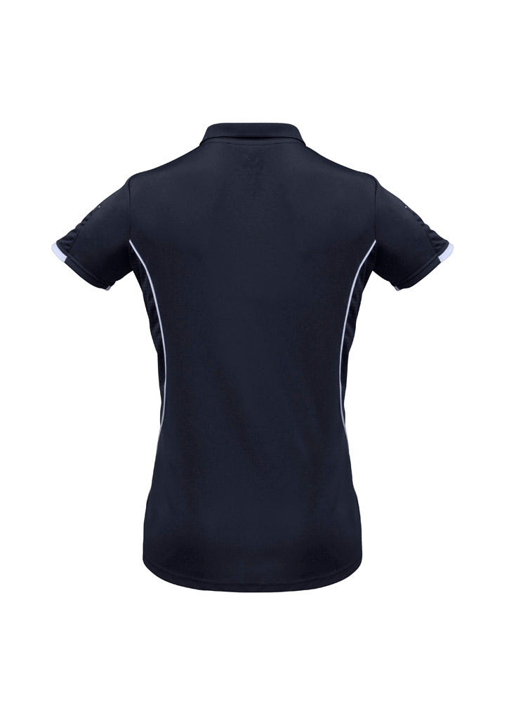 Tumby Bay Blues Ladies Razor Polo Embroidered Navy P405LS-Collins Clothing Co