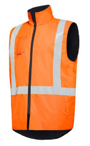 Hard Yakka Mens Hi-Vis Vest Taped Reflect Interchange Shell Work Jacket Y21480-Collins Clothing Co