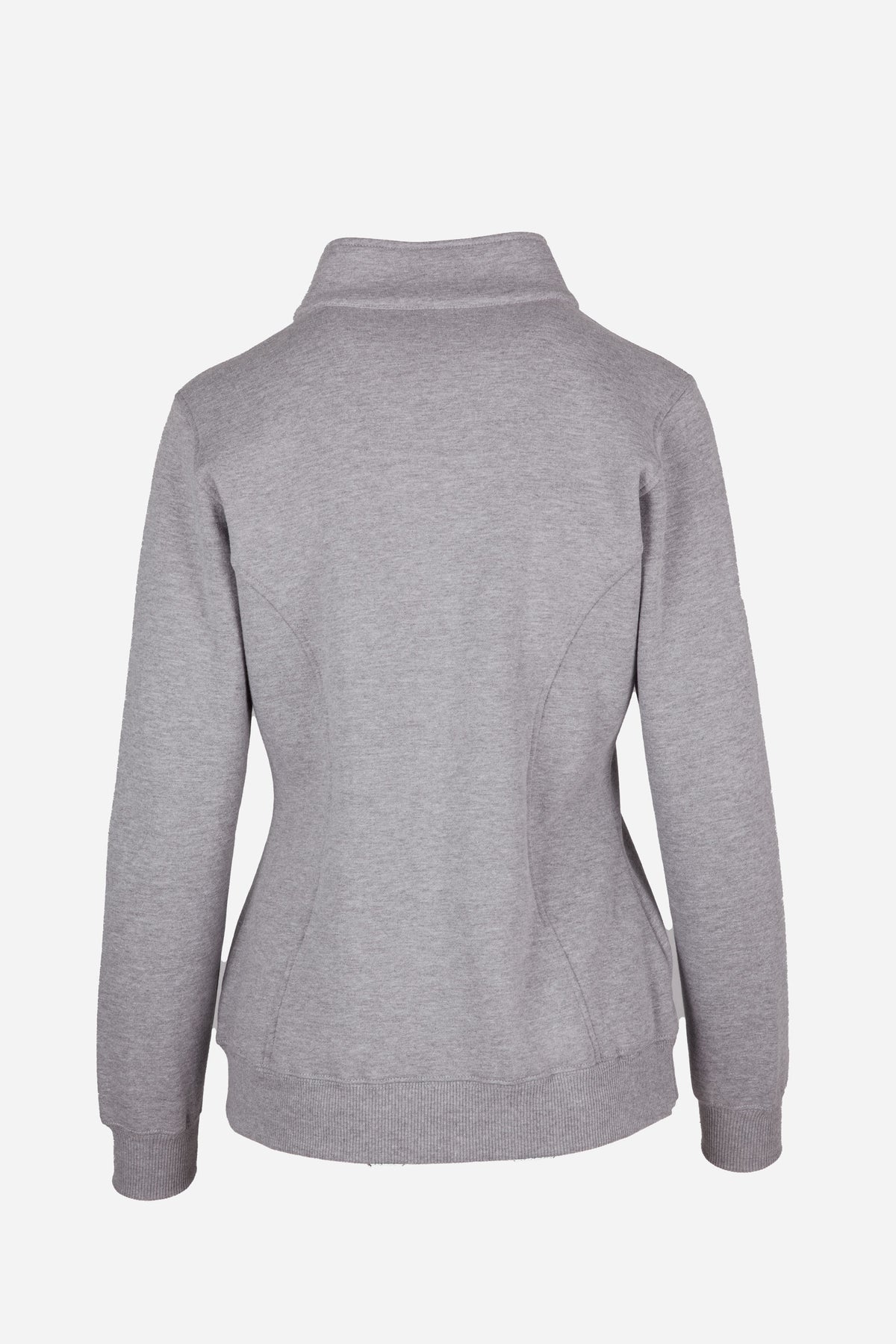 Tumby Bay Blues Ladies' Enterprise Half Zip Fleece Logo Embroidered Grey F365LD-Collins Clothing Co