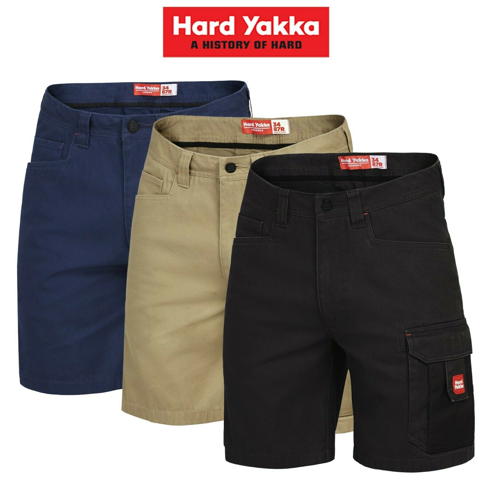 Hard yakka deals legends shorts